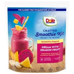 Dole Crafted Dream with Dragon Fruit Smoothie Kit Bag