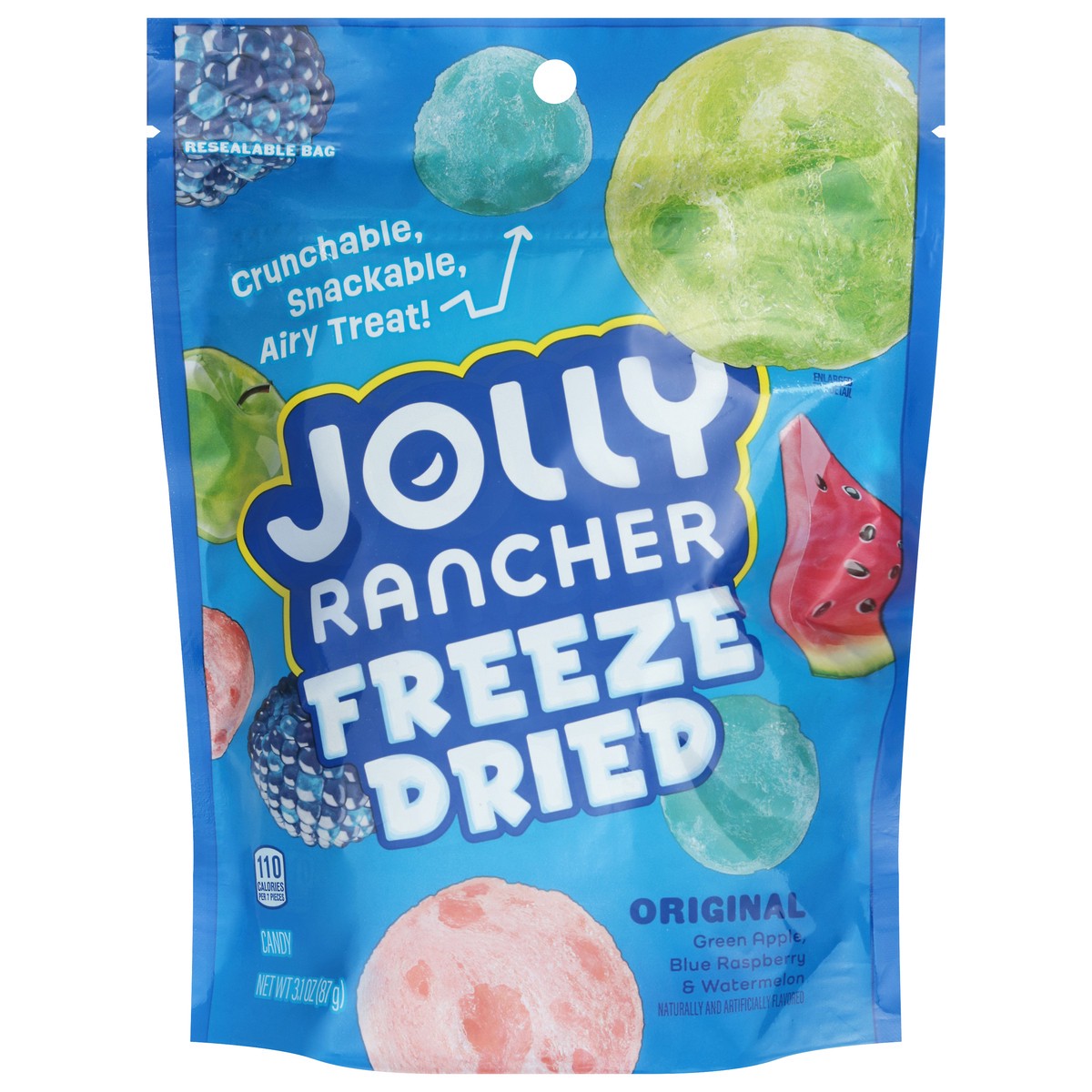slide 3 of 14, JOLLY RANCHER Freeze Dried Original Fruit Flavored Candy Bag, 3.1 oz, 3.1 oz