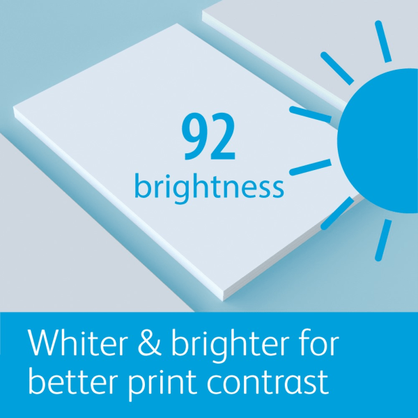 slide 7 of 10, Xerox Vitality Multi-Use Printer Paper, Standard, Letter Size (8 1/2'' X 11''), 92 (U.S.) Brightness, 20 Lb, Fsc Certified, Ream Of 500 Sheets, 500 ct