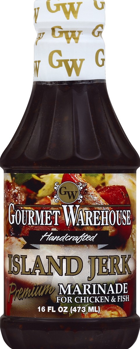 slide 2 of 2, Gourmet Warehouse Island Jerk Marinade 16 fl oz, 16 fl oz