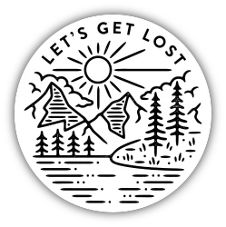 Stickers Northwest Vinyl Sticker - Let's Get Lost
