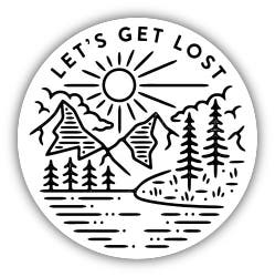 Stickers Northwest Vinyl Sticker - Let's Get Lost