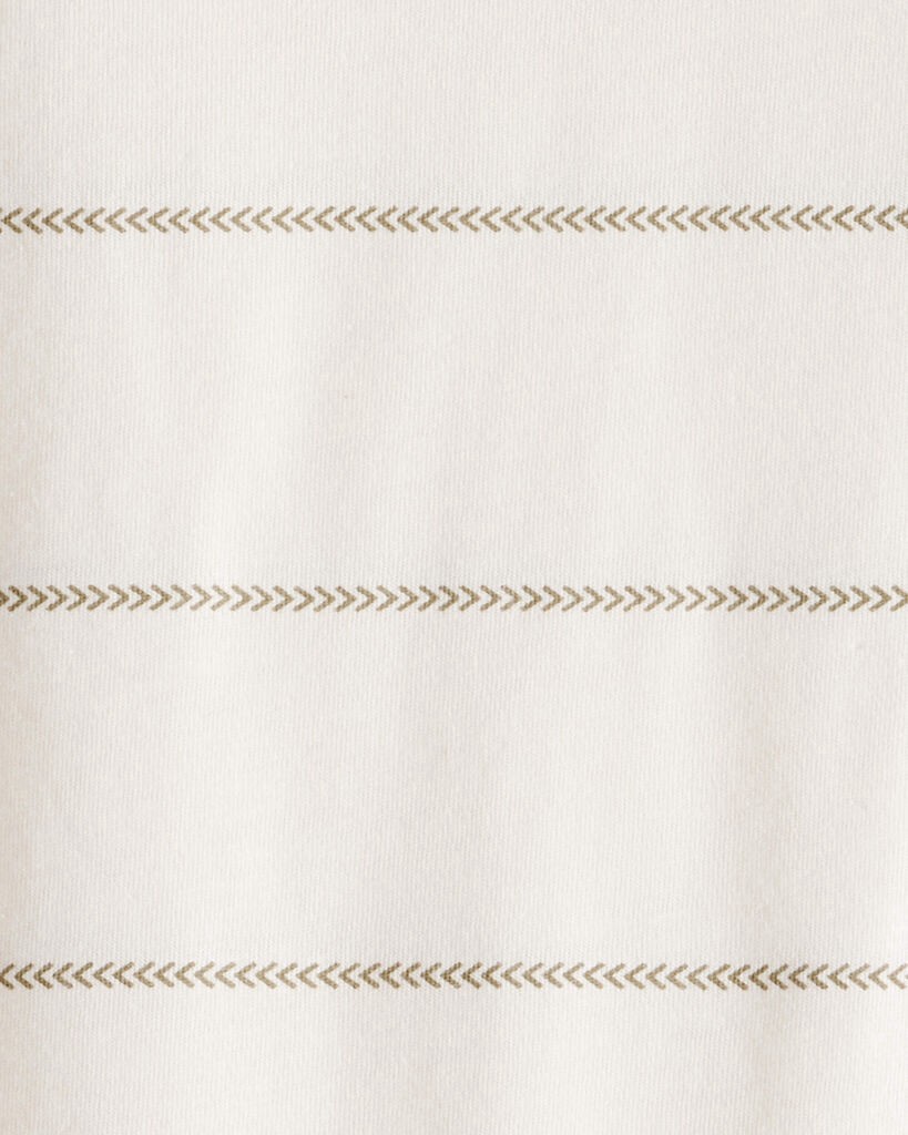 slide 2 of 2, Carter's Carters Boys Striped Long-Sleeve Tee - Ivory Ivory L, 1 ct