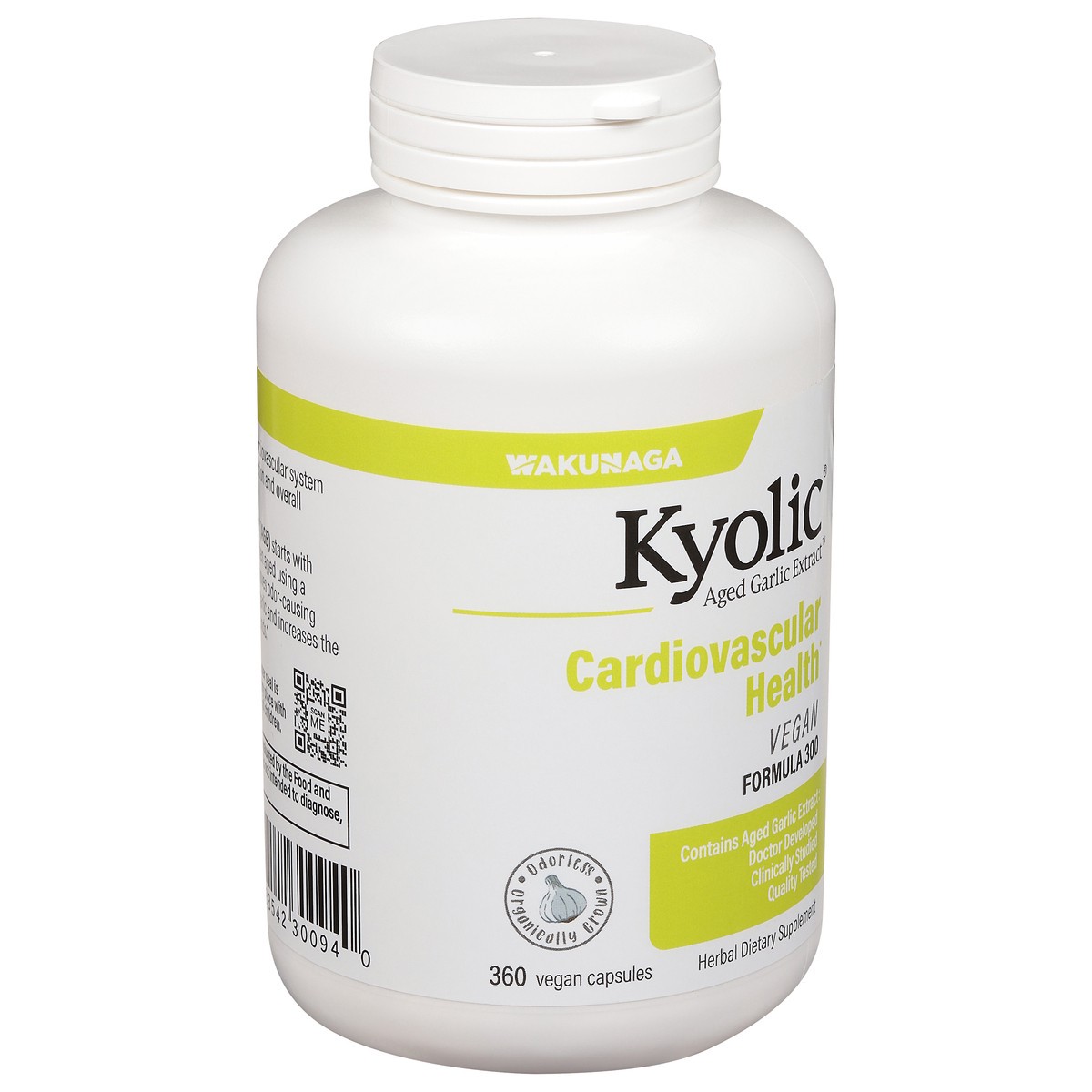 slide 3 of 9, Kyolic Aged Garlic Extract Vegan Capsules Formula 300 Cardiovascular Health 360 ea, 360 ct