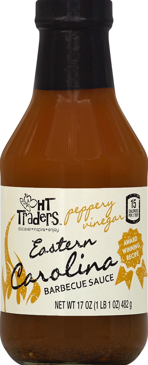 slide 2 of 2, Harris Teeter Traders Barbeque Sauce - Eastern Carolina, 17 oz