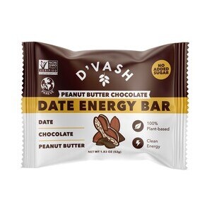 slide 1 of 1, Date Energy Bars - Peanut Butter, 1 ct