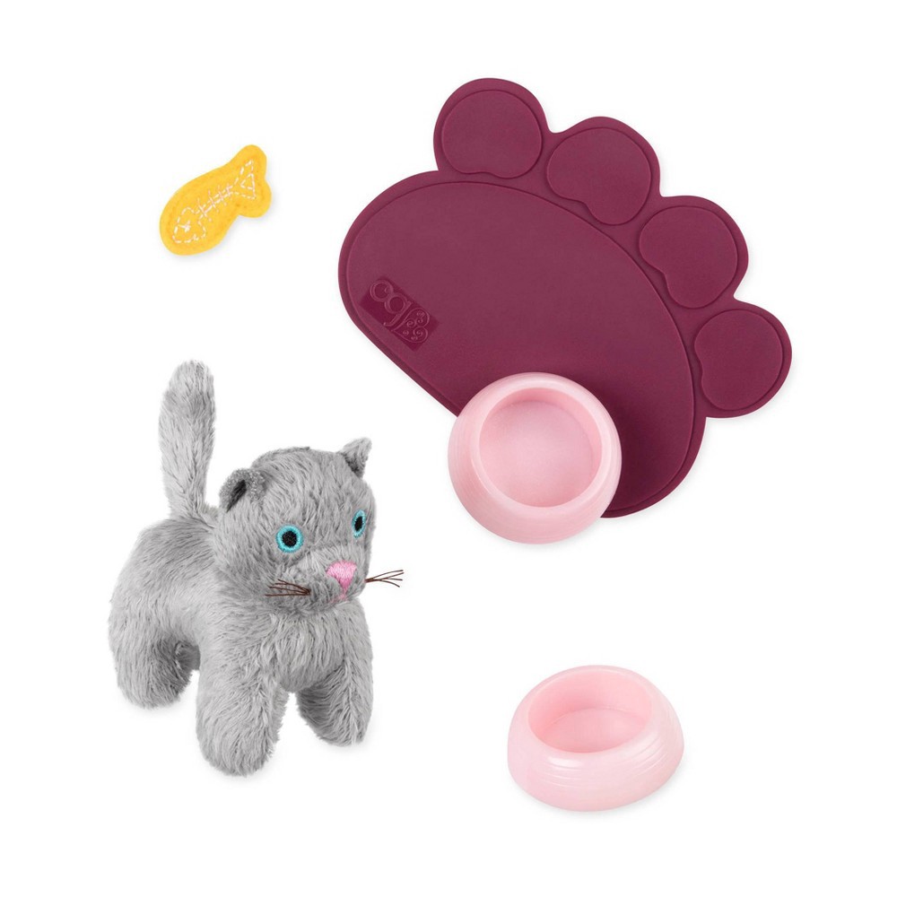 slide 2 of 3, Our Generation Plush Pet Kitten Accessory Set for 18" Dolls, 1 ct