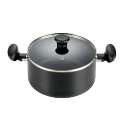 T-fal 5qt Dutch Oven with Lid, Simply Cook Nonstick Cookware Black