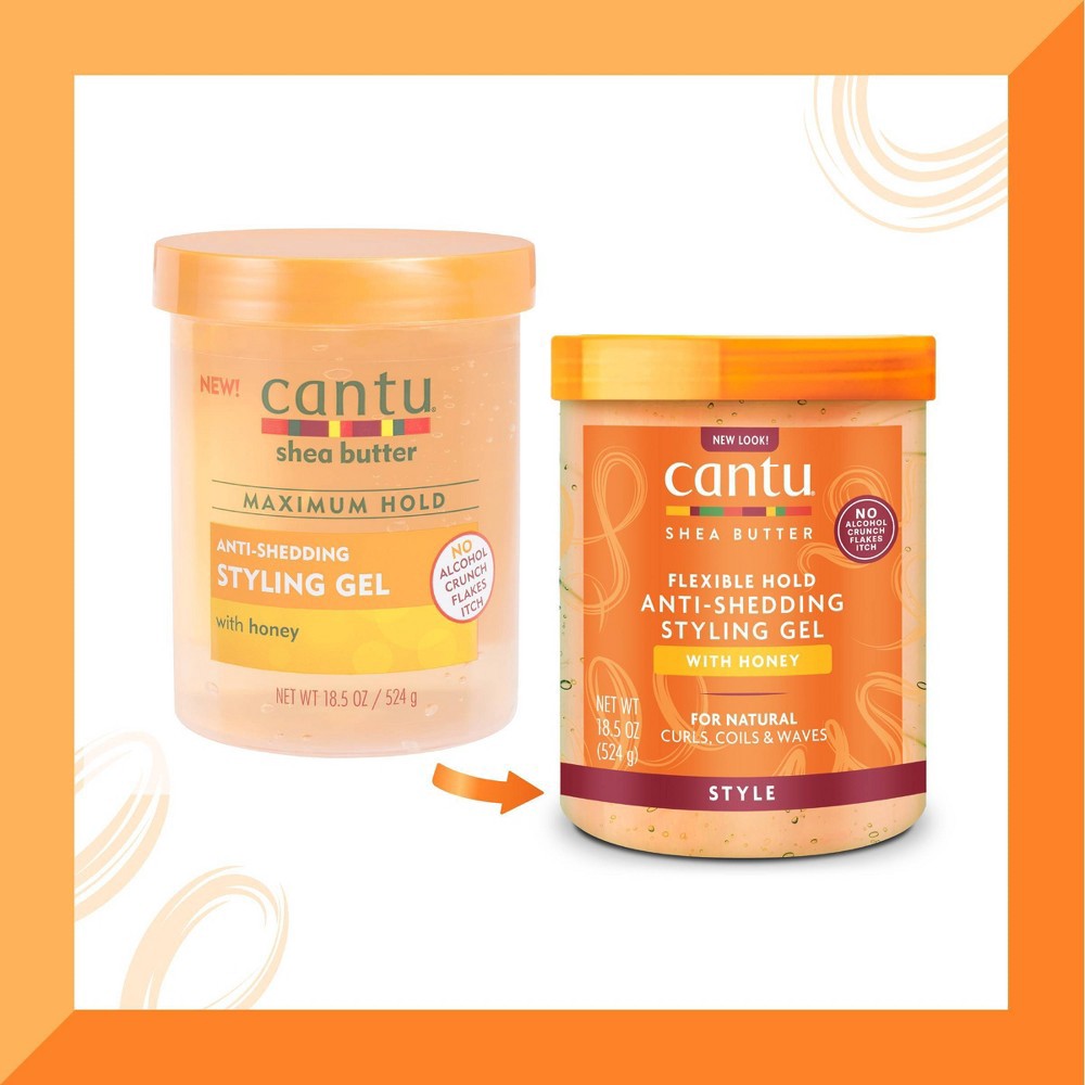 slide 6 of 7, Cantu Anti-Shedding Styling Gel - 18.5oz, 18.5 oz