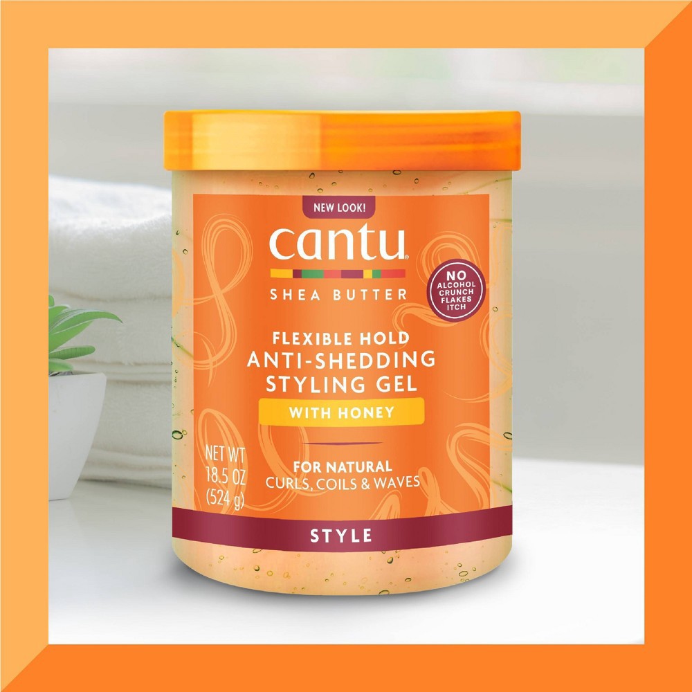 slide 2 of 7, Cantu Anti-Shedding Styling Gel - 18.5oz, 18.5 oz