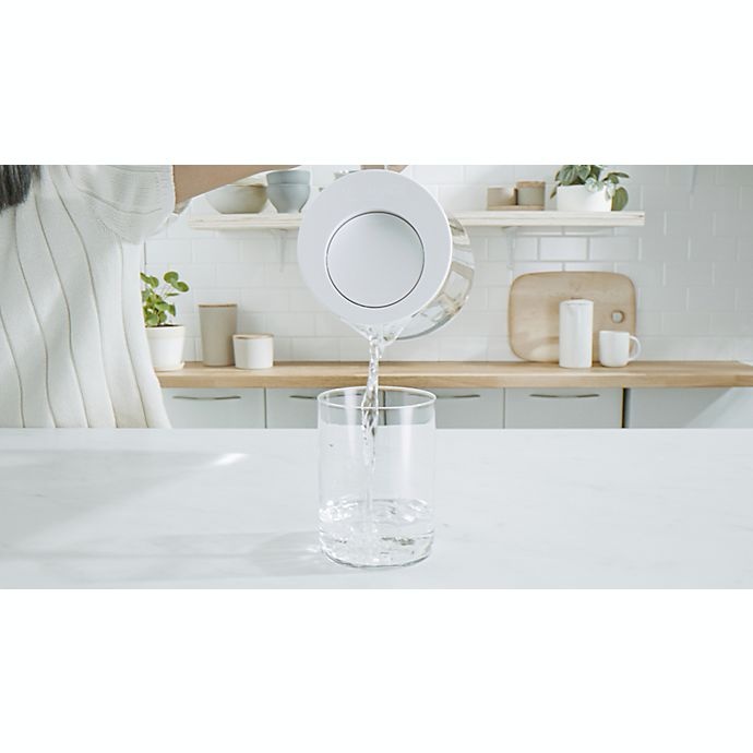 slide 10 of 14, LifeStraw Home 7-Cup Water Filter Pitcher Glass - White, 1 ct