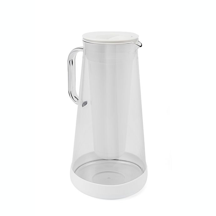 slide 1 of 14, LifeStraw Home 7-Cup Water Filter Pitcher Glass - White, 1 ct