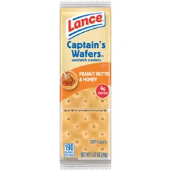Lance Captain's Wafers Peanut Butter and Honey Sandwich Crackers