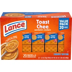 Lance ToastChee Peanut Butter Sandwich Crackers
