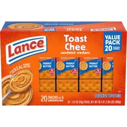 Lance ToastChee Peanut Butter Sandwich Crackers