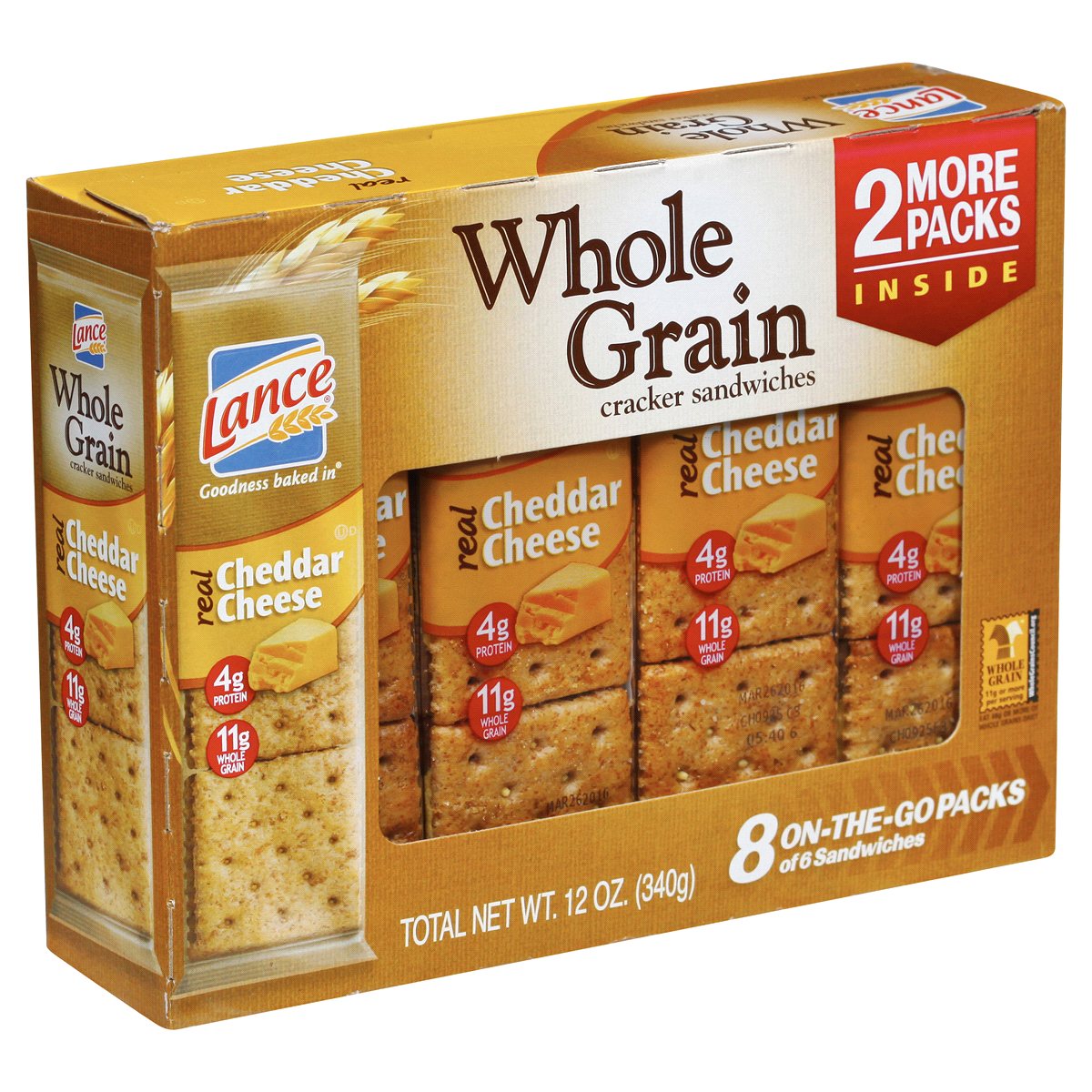 Lance Real Cheddar Cheese Whole Grain Cracker Sandwiches 12 oz Shipt