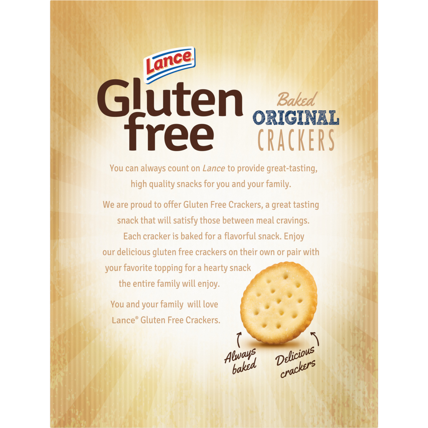 slide 3 of 8, Lance Gluten Free Original Crackers, 5.000 oz