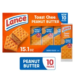 Lance ToastChee Peanut Butter Sandwich Crackers