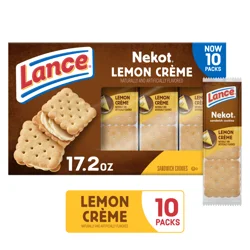 Lance Nekot Lemon Creme Sandwich Cookies