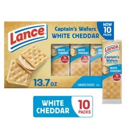 Lance Captain's Wafers White Cheddar Sandwich Crackers