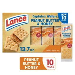 Lance Captain's Wafers Peanut Butter and Honey Sandwich Crackers