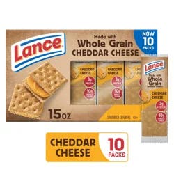 Lance Baked with Whole Grain Cheddar Cheese Sandwich Crackers