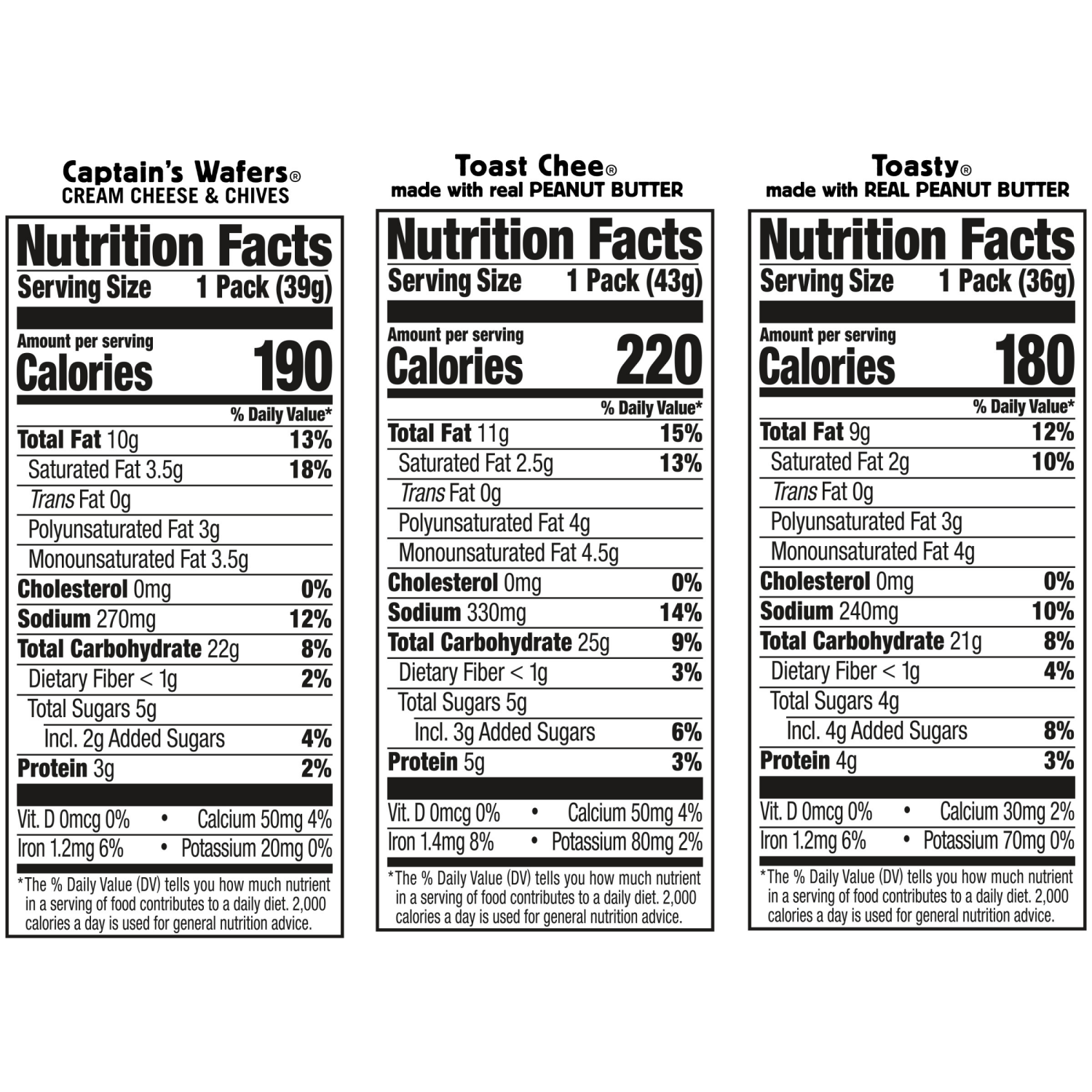 slide 5 of 5, Lance Sandwich Crackers, Variety Pack, 3 Flavors, 10 Individually Wrapped Packs, 6 Sandwiches Each, 13.900 oz