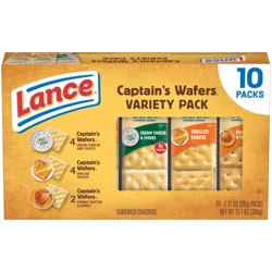 Lance Captain's Wafers Sandwich Crackers Variety