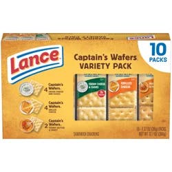Lance Captain's Wafers Sandwich Crackers Variety
