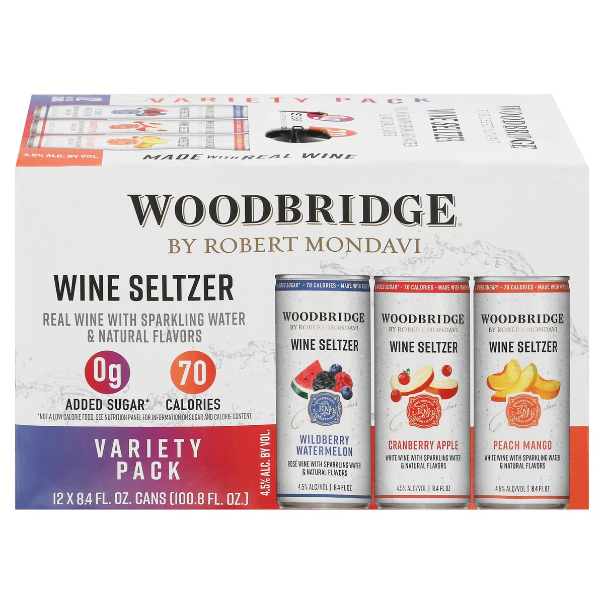 Woodbridge by Robert Mondavi Wine Seltzer Variety Pack White Wine Cans