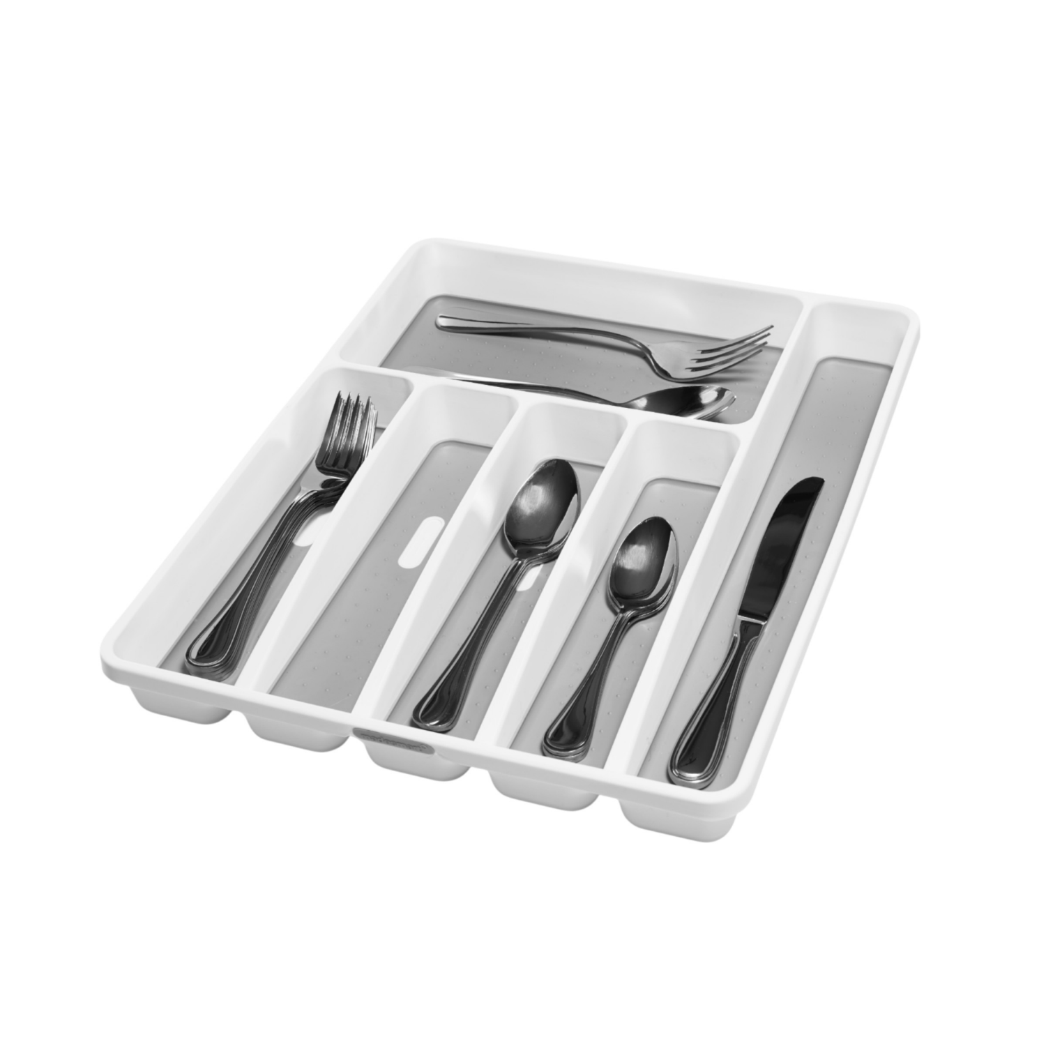 slide 2 of 4, madesmart Classic Large Silverware Tray, White, 1 ct