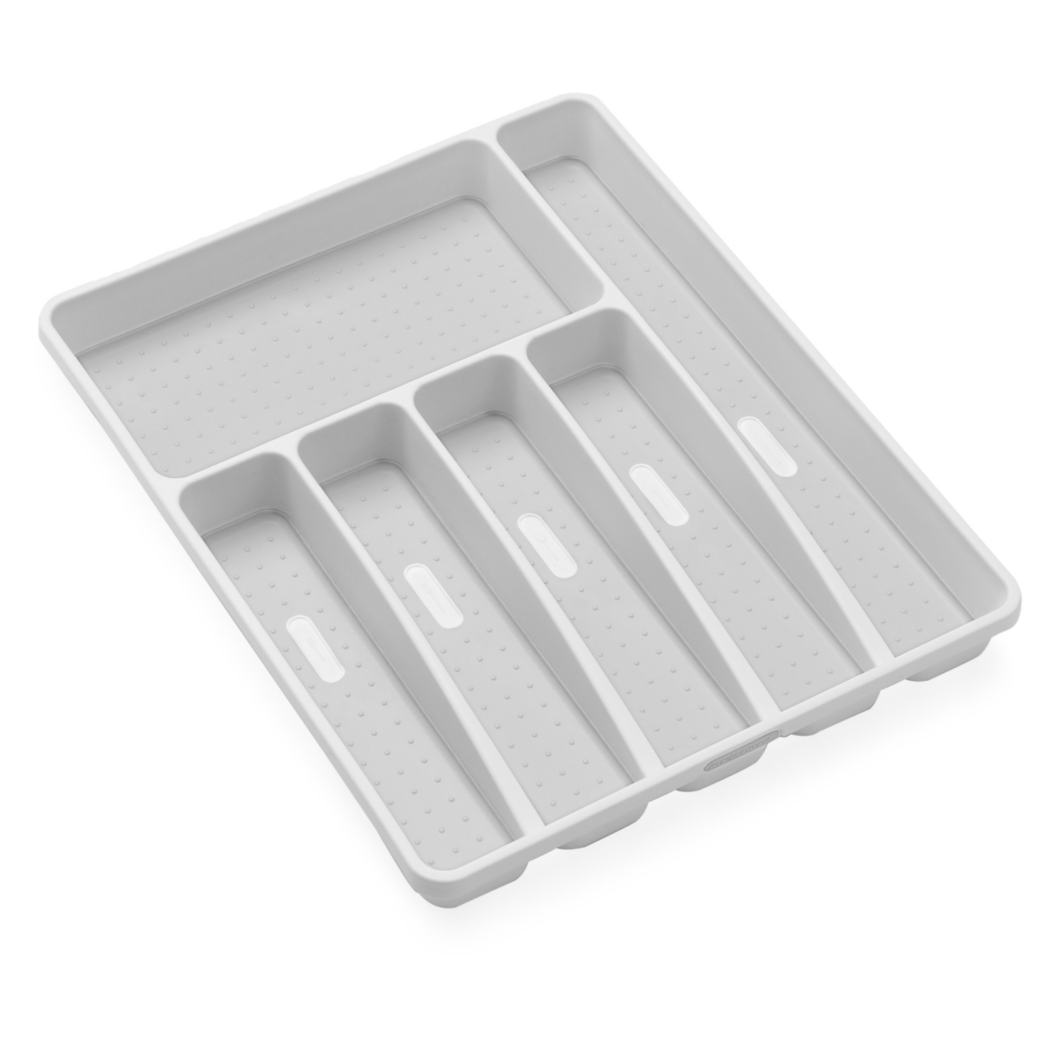 slide 1 of 4, madesmart Classic Large Silverware Tray, White, 1 ct