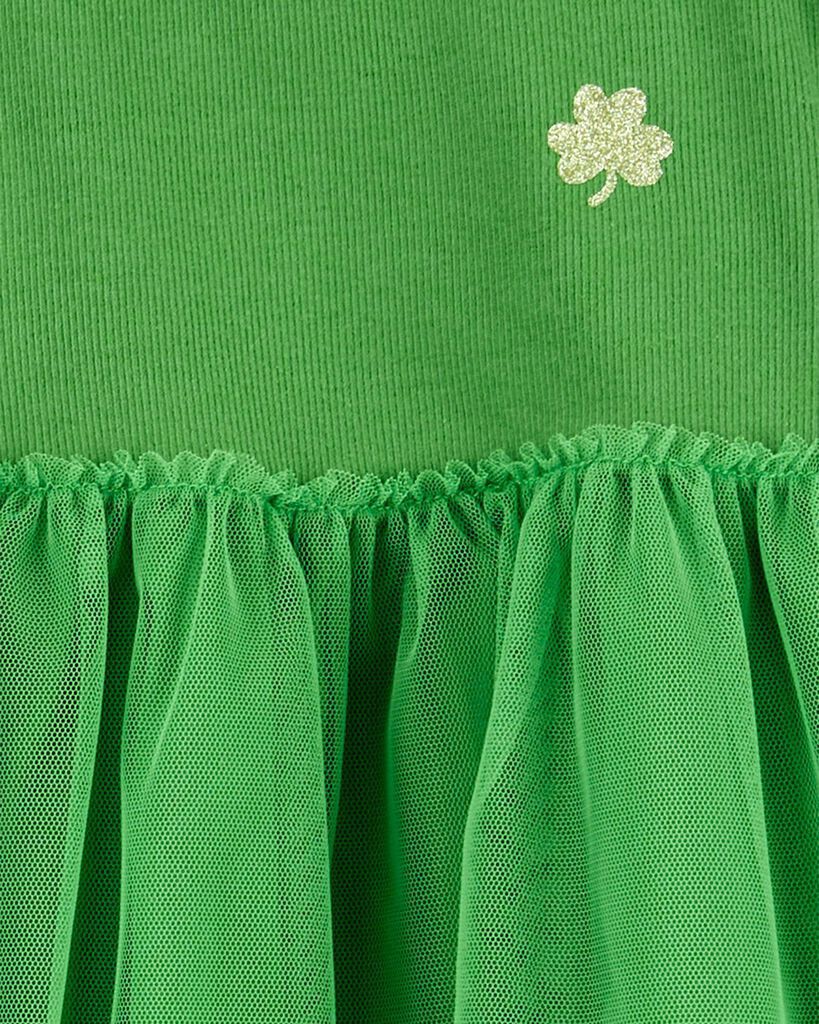 slide 2 of 2, Carter's Toddler 2-Piece St. Patrick's Day Top & Legging Set Green/Grey 4T, 1 ct