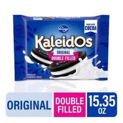 Kroger Kaleidos Original Double Filled Chocolate Sandwich Cookies