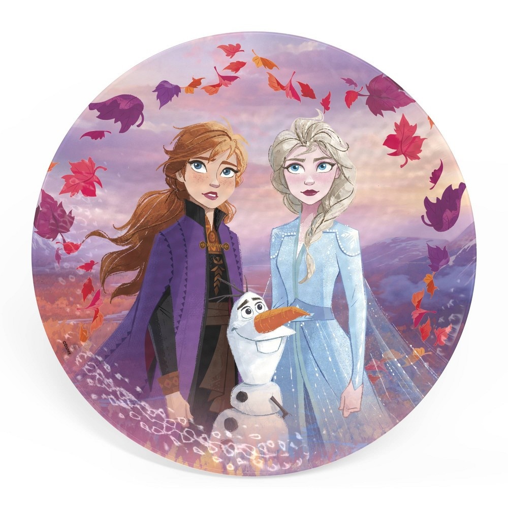 slide 2 of 5, Frozen 2 3pc Melamine Princess Dinnerware Set Purple - Zak Designs, 3 ct