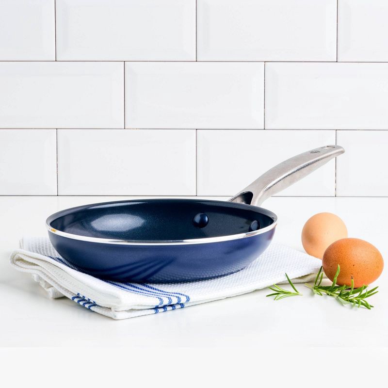 slide 3 of 6, Blue Diamond 8" Ceramic Open Fry Pan, 1 ct