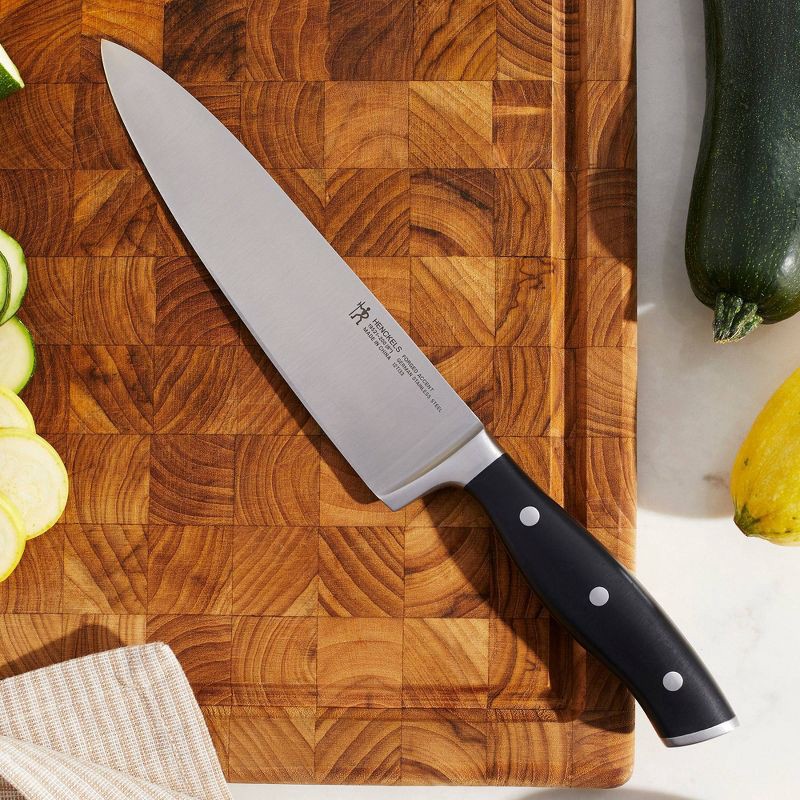 slide 8 of 10, Henckels Forged Accent 14pc Self-Sharpening Knife Block Set: High Carbon Stainless Steel Kitchen Knife Set, 14 ct