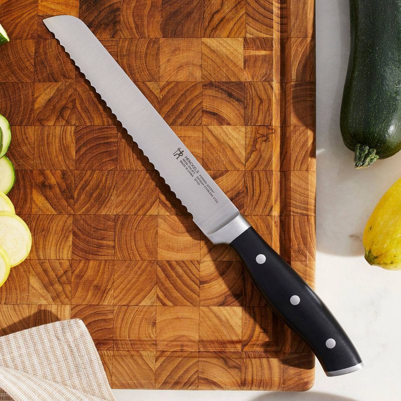 slide 9 of 10, Henckels Forged Accent 14pc Self-Sharpening Knife Block Set: High Carbon Stainless Steel Kitchen Knife Set, 14 ct