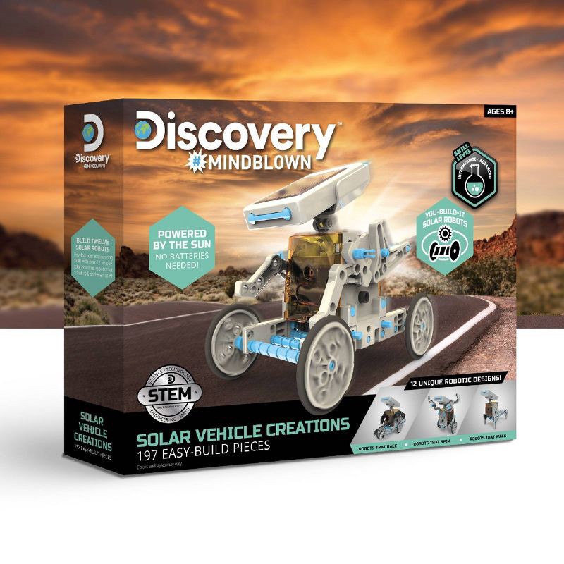 slide 9 of 10, Discovery Kids Discovery #Mindblown Solar Robot Creation STEM Science Kit 190pc, 190 ct