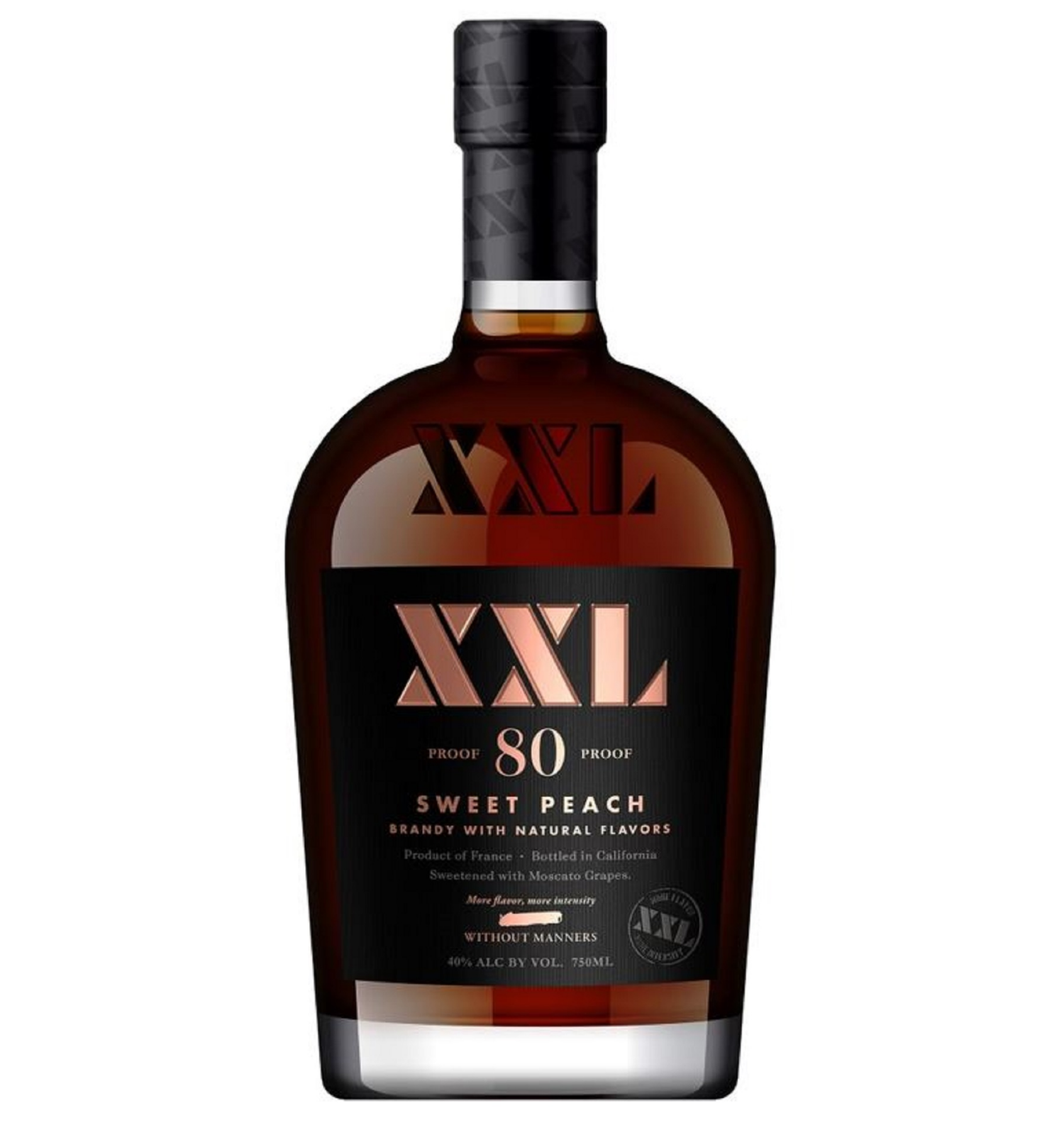 slide 1 of 1, Xxl Sweet Peach Brandy, 750 ml