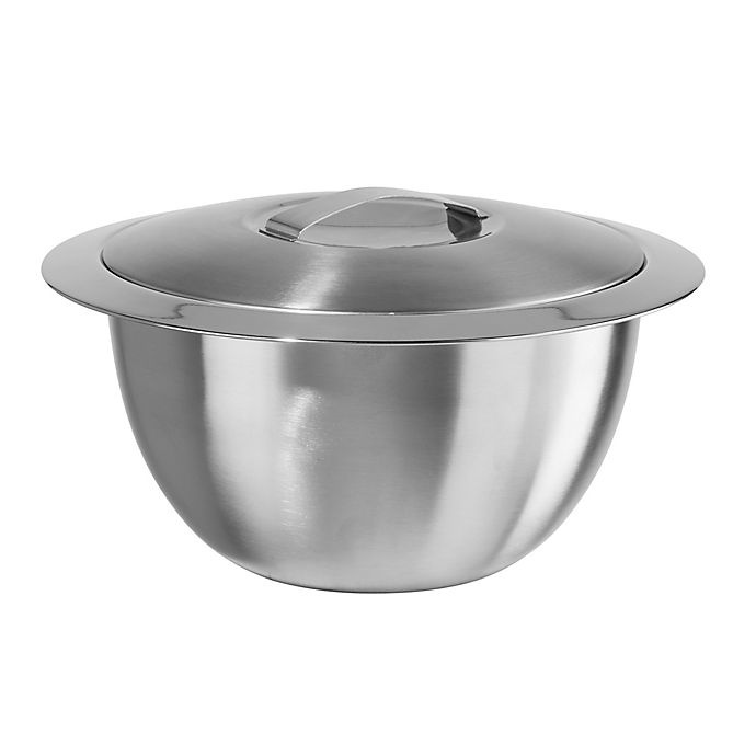 slide 2 of 4, Oggi Thermal Stainless Steel Serving Bowl with Cover, 2 qt