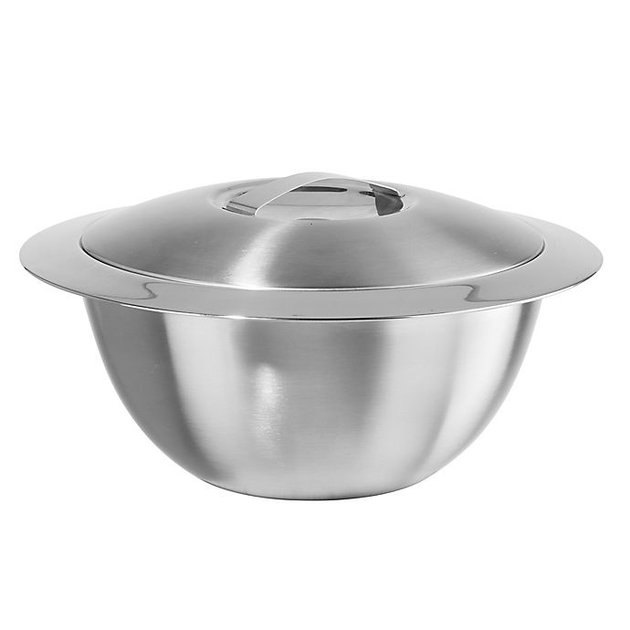 slide 2 of 4, Oggi Thermal Stainless Steel Serving Bowl with Cover, 3 qt