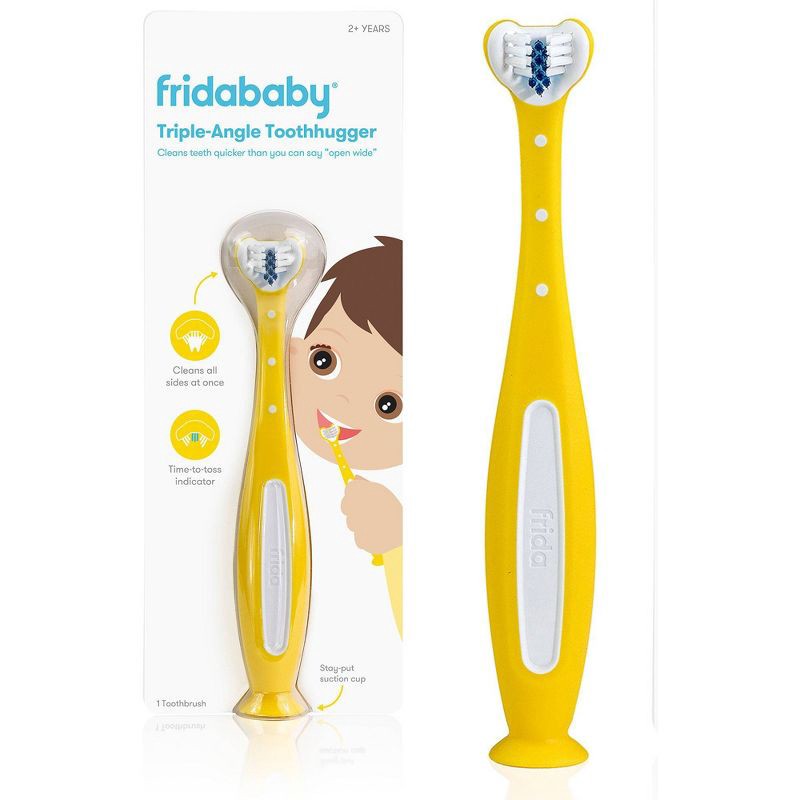 slide 1 of 9, Frida Baby SmileFrida the ToothHugger Toothbrush for Toddlers - Extra Soft - 18Months, 1 ct