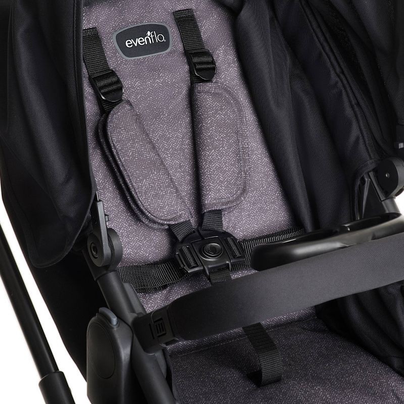 slide 4 of 33, Evenflo Pivot Modular Travel System with LiteMax Infant Car Seat with Anti-Rebound Bar - Casual Gray, 1 ct