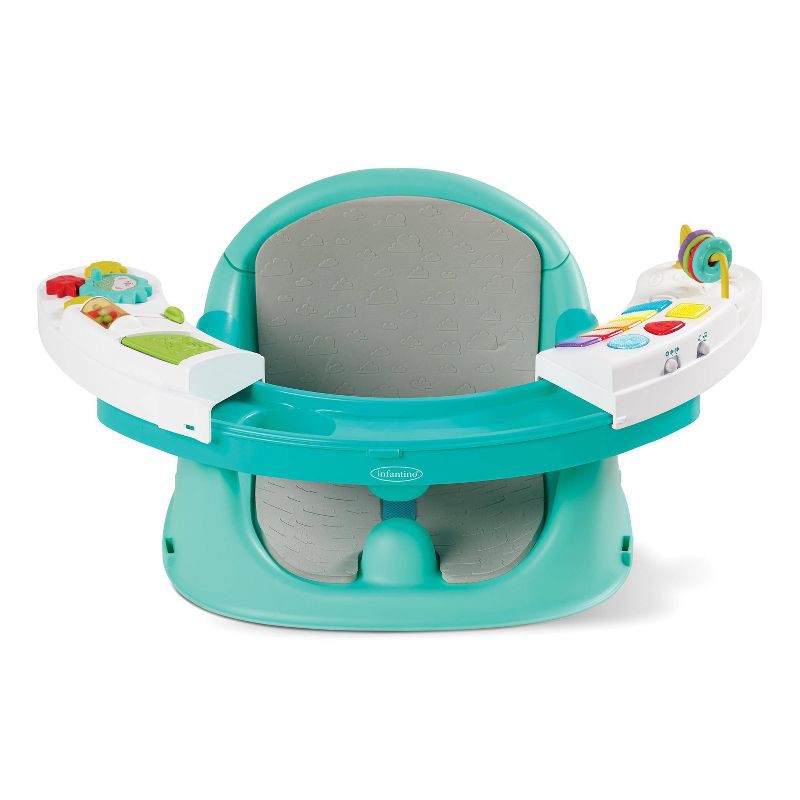 slide 3 of 10, Infantino Go gaga! Music & Lights 3-in-1 Discovery Seat & Booster - Teal, 1 ct