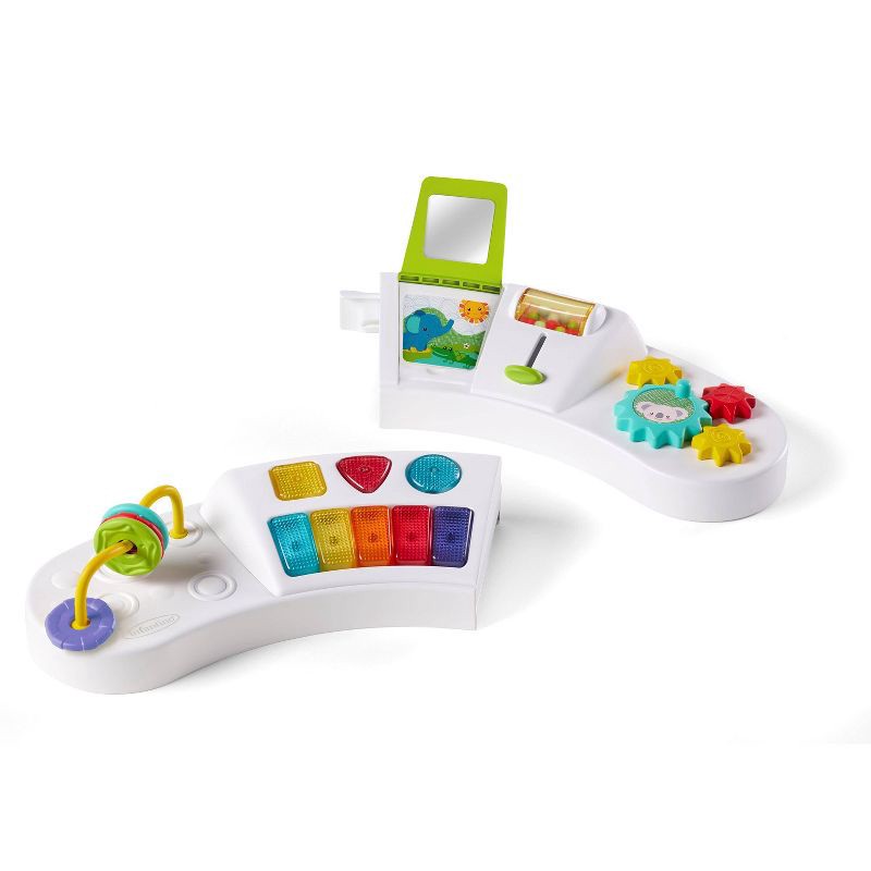 slide 5 of 10, Infantino Go gaga! Music & Lights 3-in-1 Discovery Seat & Booster - Teal, 1 ct