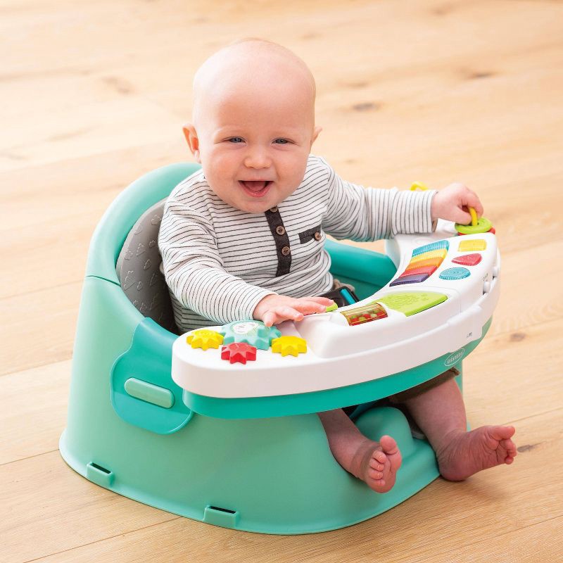 slide 6 of 10, Infantino Go gaga! Music & Lights 3-in-1 Discovery Seat & Booster - Teal, 1 ct