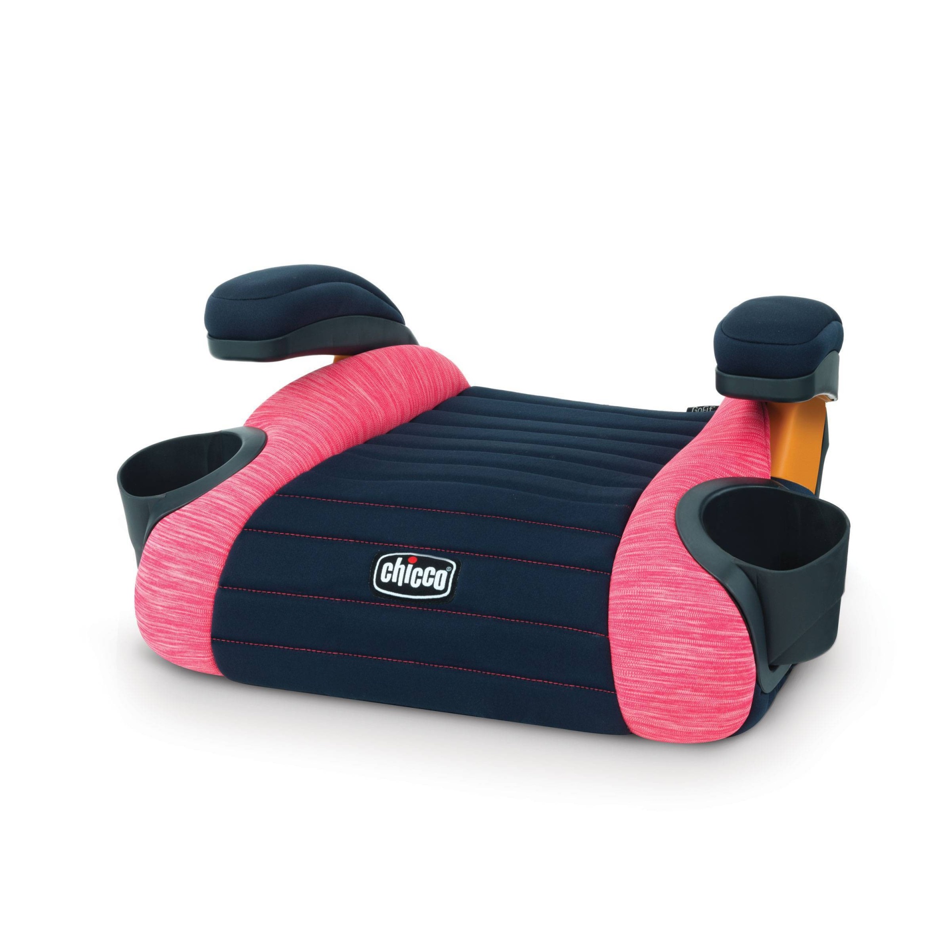 slide 1 of 7, Chicco GoFit No Back Booster Car Seat - Hibiscus, 1 ct