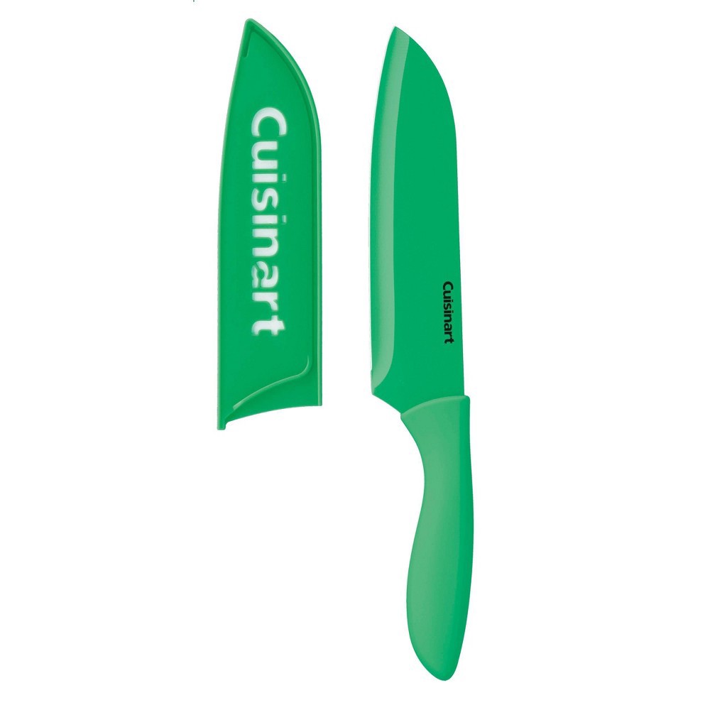 slide 6 of 14, Cuisinart Advantage 12pc Ceramic-Coated Color Knife Set With Blade Guards- C55-12PC2T, 12 ct