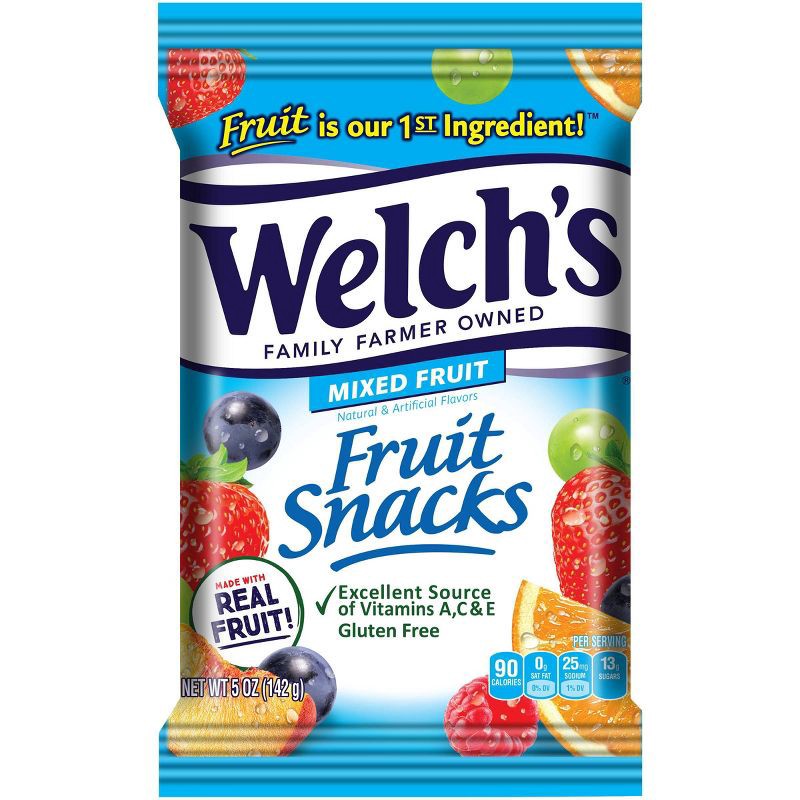 slide 1 of 8, Welch's Mixed Fruit Fruit Snacks - 5oz, 5 oz